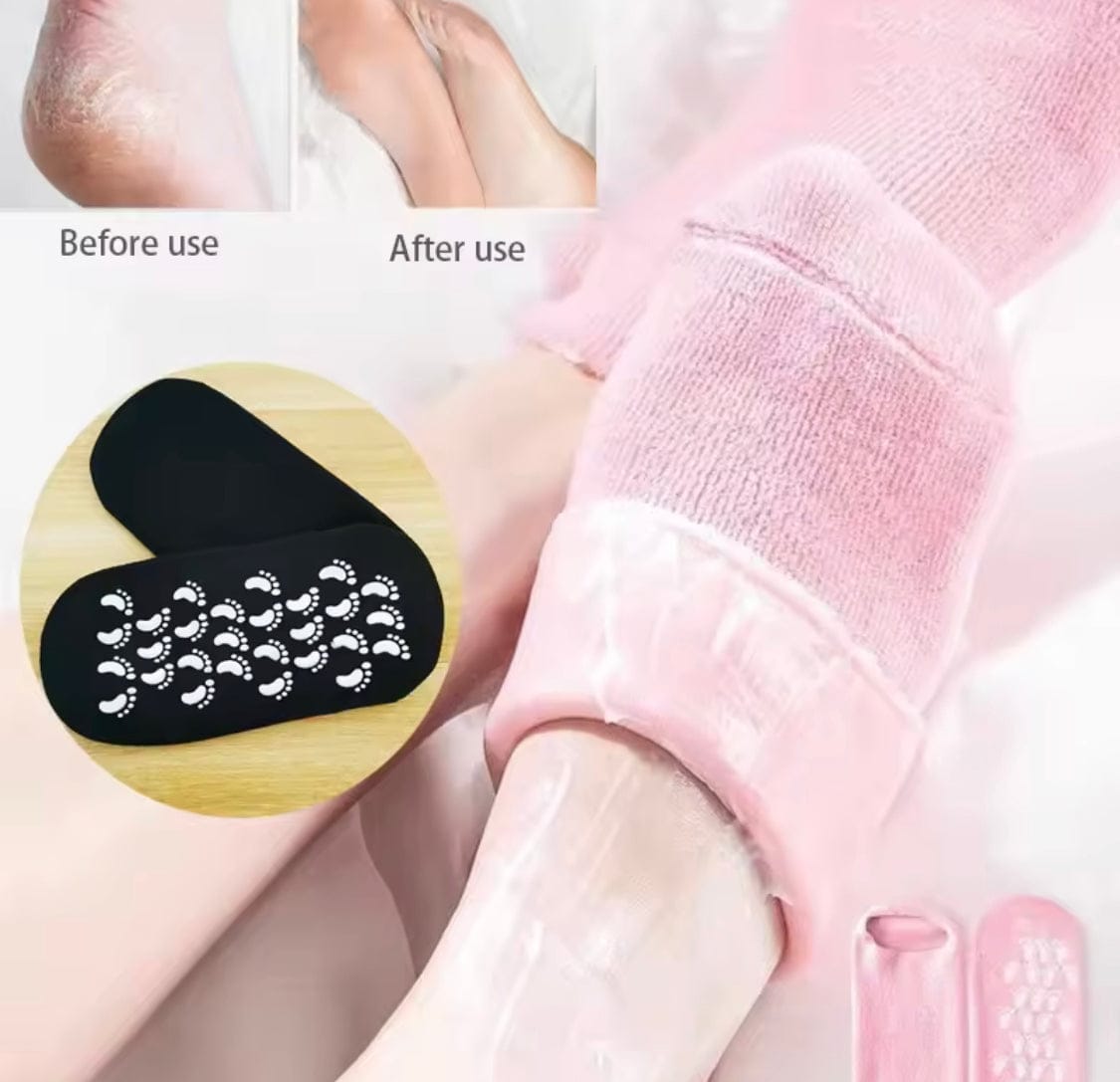 SPA Jell Silicone Socks Moisturizing Sock Silicone Heel Sock